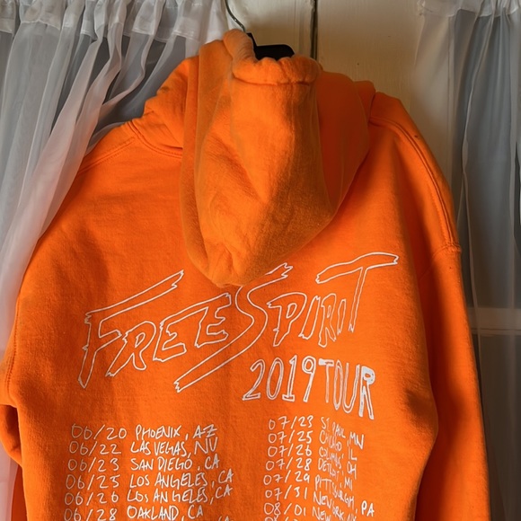 Khalid Free Spirit Tour 2019 Van Hooded Sweatshirt Men’s Small - Picture 7 of 8